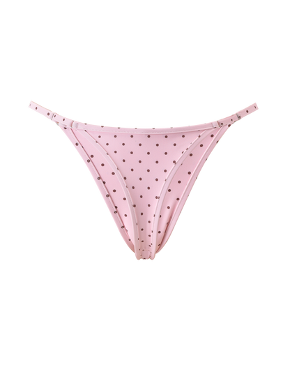 DIANA SWIM SKIRT SET - BABY PINK POLKA DOT