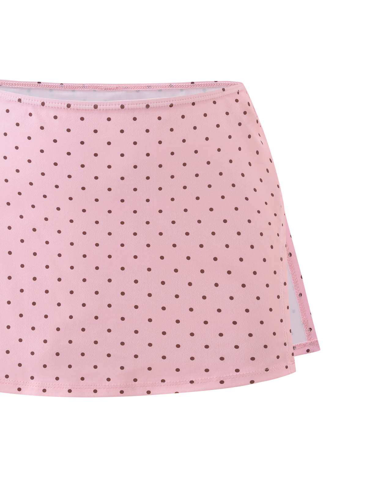 DIANA SWIM SKIRT SET - BABY PINK POLKA DOT