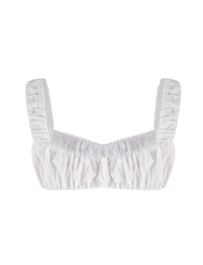 SABRA TOP - WHITE