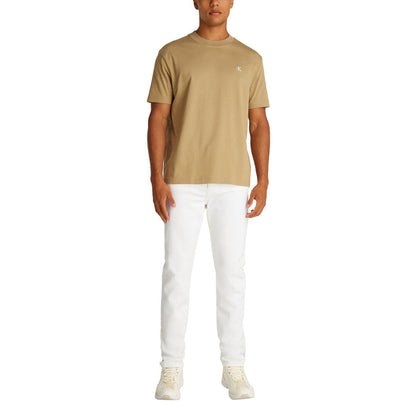 Image 3 : Jean blanc homme Calvin Klein Jeans vue d'ensemble coupe moderne — Delvale