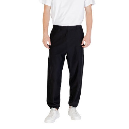 Image 1 : Pantalon Calvin Klein Jeans homme noir vue de face coupe regular — Delvale
