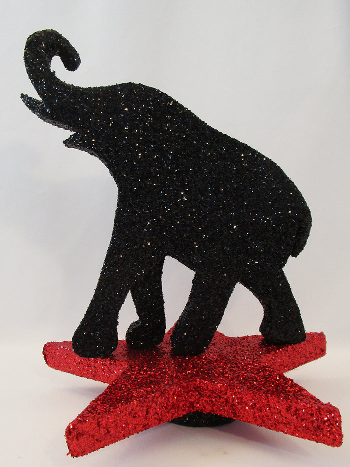 Styrofoam Elephant on star base - Designs by Ginny