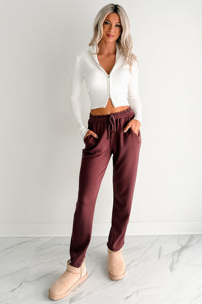 Preferred Taste Mock Neck Zip-Up Sweater (Ivory)