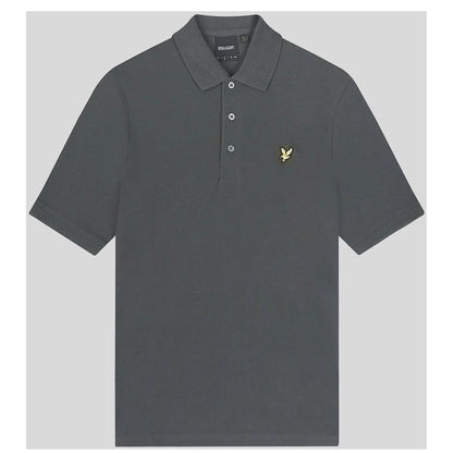 Image 3 : Polo Lyle & Scott homme gris vue de dos — Delvale