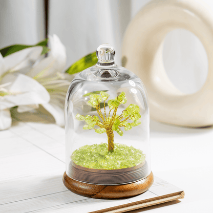 Peridot Healing Crystal Dome Tree | Crystal tree | chips tree