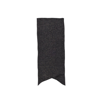 Image 2 : Détail écharpe noire Pieces femme polyester lurex accessoire mode hiver — delvale