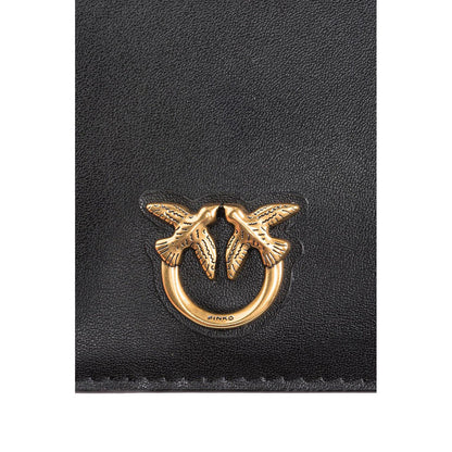 Image 3 : Vue d'ensemble portefeuille Pinko femme cuir noir élégant — Delvale