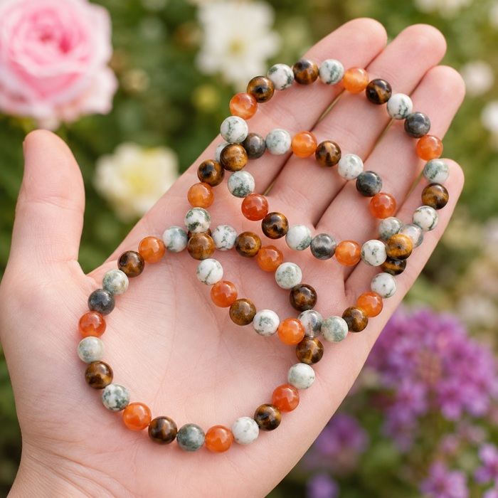 Promote COURAGE Crystal Kit, Gemstone Tumble Kit, Courage Crystal Gift Set