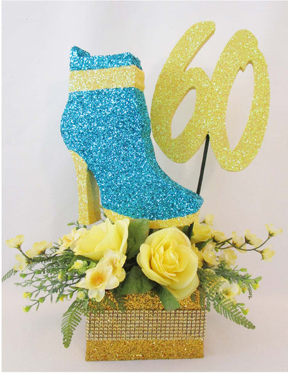Shoe Boot Floral Table Centerpiece - Designs by Ginny