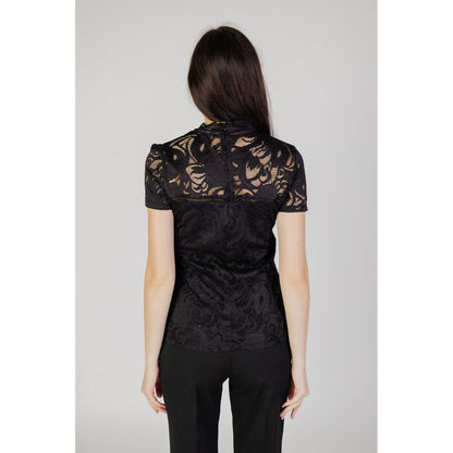 Image 3 : Blouse femme Vila Clothes noire manches courtes, vue d'ensemble — Delvale
